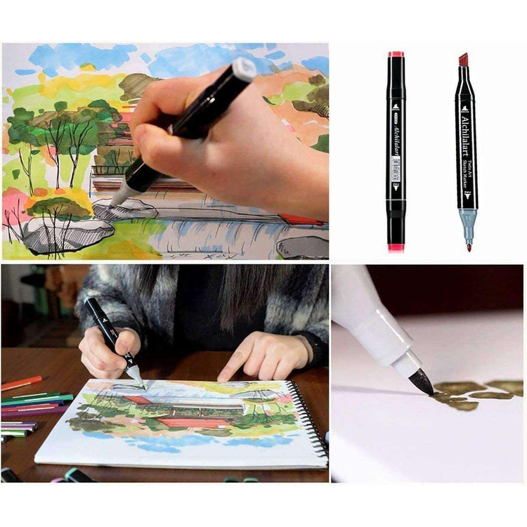168 Colours Graffiti Pen Permanent Marker Pens Set for Adults and Children - Magdasmall