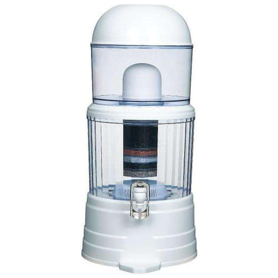 16L Benchtop 8 Stage Water Filter - Ceramic Carbon Mineral Stone Silica Purifier - Magdasmall