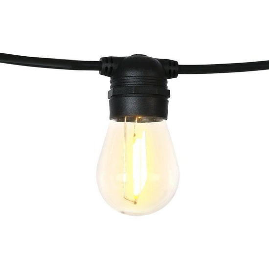 17m Solar Festoon Lights Outdoor LED String Light Christmas Party Garden Decor - Magdasmall