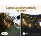 17m Solar Festoon Lights Outdoor LED String Light Wedding Christmas Party - Magdasmall