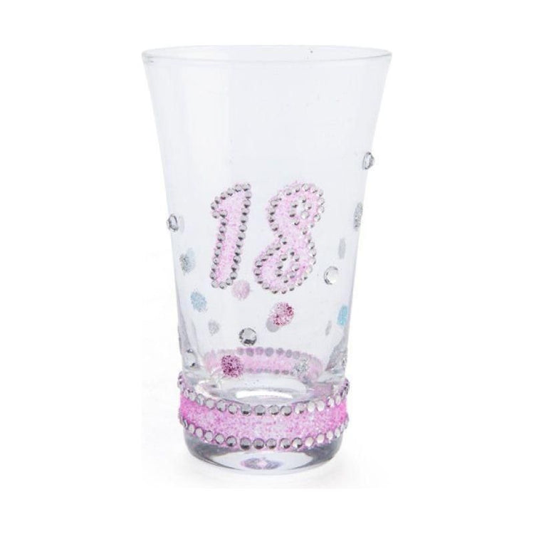 18th Birthday Sparkle Shot Glass - Magdasmall