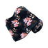 190GSM Fashion Printed Ultra Soft Coral Fleece Throw 127 x 152cm Roxy - Magdasmall