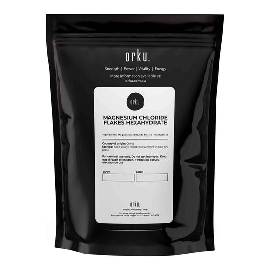 1Kg Magnesium Chloride Flakes Hexahydrate - Organic USP Food Grade Bath Salt - Magdasmall