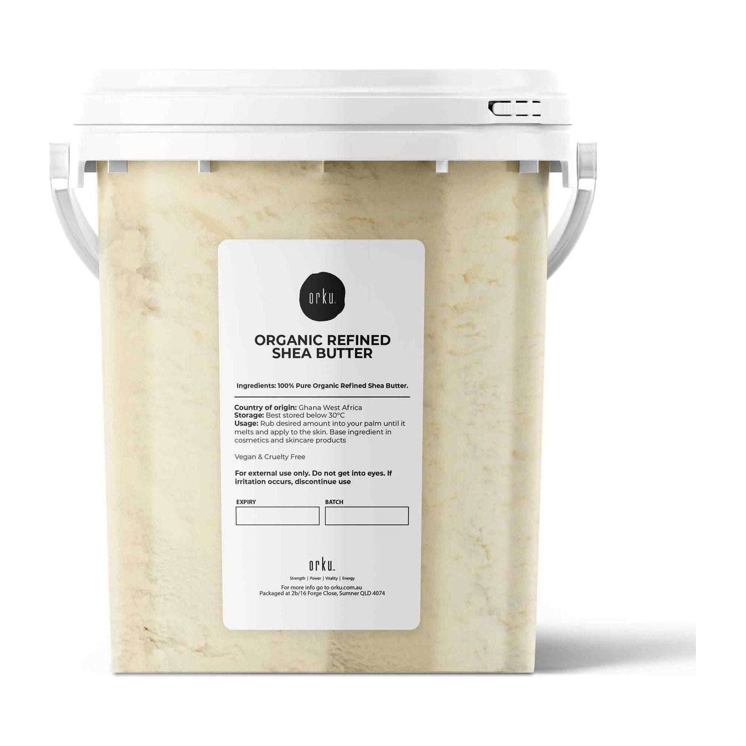 1Kg Refined Shea Butter Tub - Organic Pure African Karite Moisturiser - Magdasmall