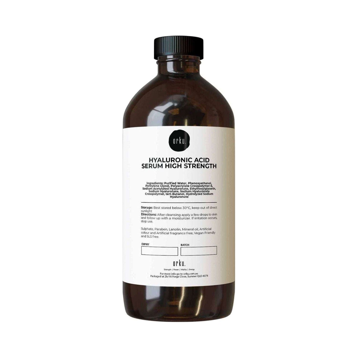 1L Hyaluronic Acid Serum - High Strength Bulk Cosmetic Face Skin Care - Magdasmall