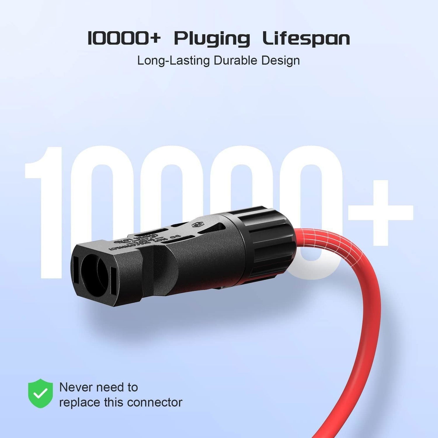 1 Pair Solar Connector Y Branch Parallel Adapter Cable Solar Panel Connectors Wire Plug Solar Panel - Magdasmall