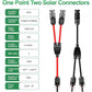 1 Pair Solar Connector Y Branch Parallel Adapter Cable Solar Panel Connectors Wire Plug Solar Panel - Magdasmall