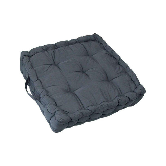 1 Pc Floor Box Cushion Pad 40 x 40+ 8 cm Grey - Magdasmall