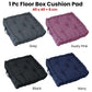 1 Pc Floor Box Cushion Pad 40 x 40+ 8 cm Navy - Magdasmall