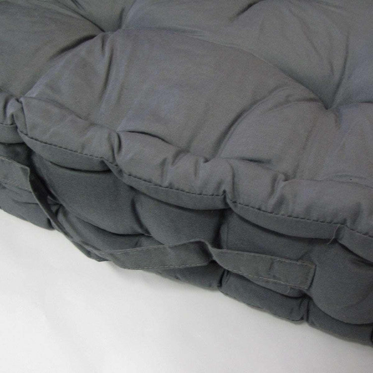 1 Pc Floor Box Cushion Pad 40 x 40+ 8 cm Navy - Magdasmall