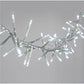 1 Set of 20 LED Plain Artic White Bulb Battery Powered String Lights Christmas Gift Home Wedding Party Bedroom Decoration Table Centrepiece - Magdasmall