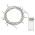 1 Set of 20 LED Plain Warm White Bulb Battery Powered String Lights Christmas Gift Home Wedding Party Bedroom Decoration Table Centrepiece - Magdasmall