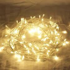 1 Set of 20 LED Plain Warm White Bulb Battery Powered String Lights Christmas Gift Home Wedding Party Bedroom Decoration Table Centrepiece - Magdasmall