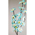 1 Set of 50cm H 20 LED Blue Frangipani Tree Branch Stem Fairy Light Wedding Event Party Function Table Vase Centrepiece Tropical Decoration - Magdasmall