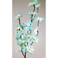 1 Set of 50cm H 20 LED Blue Frangipani Tree Branch Stem Fairy Light Wedding Event Party Function Table Vase Centrepiece Tropical Decoration - Magdasmall