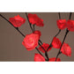 1 Set of 50cm H 20 LED Red Rose Tree Branch Stem Fairy Light Wedding Event Party Function Table Vase Centrepiece Decoration - Magdasmall