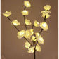 1 Set of 50cm H 20 LED White Rose Tree Branch Stem Fairy Light Wedding Event Party Function Table Vase Centrepiece Decoration - Magdasmall