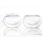 1 Set of Gongfu Chinese Ceremony Tea Set - 6 Glass cups with Infuser and Tealight Candle Pot Warmer - Magdasmall