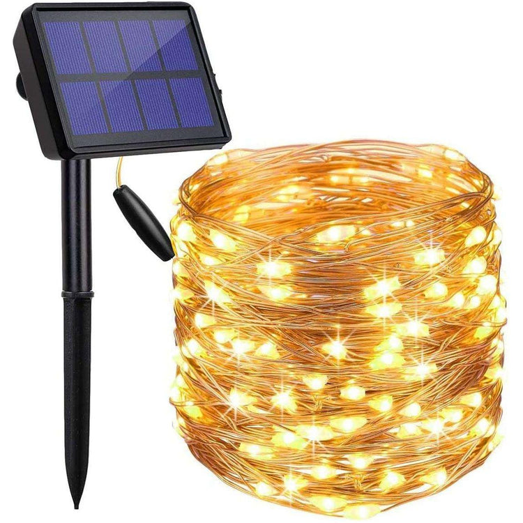 200 Waterproof LED Solar Fairy Light Outdoor with 8 Lighting Modes for Home,Garden and Decoration - Magdasmall