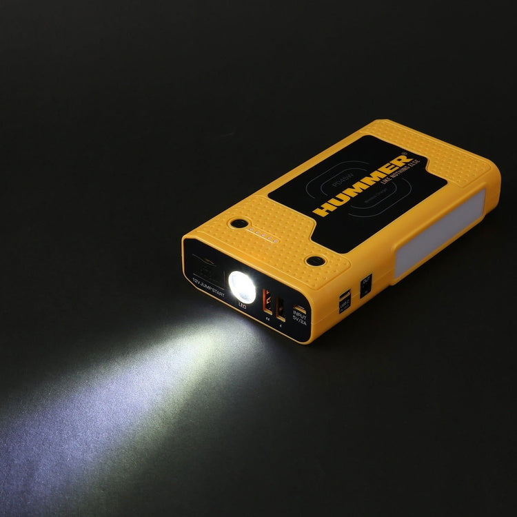 2000A Jump Starter Powerbank Hummer 37000mWh 12V Car Battery Charger LED HX Pro - Magdasmall