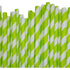 200 Pack Green White Drinking Straws Biodegradable Eco Paper Birthday Party Event Bistro Bar Cafe Take Away - Magdasmall