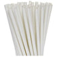 200 Pack White Drinking Straws Biodegradable Eco Paper Birthday Party Event Bistro Bar Cafe Take Away - Magdasmall