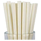 200 Pack White Drinking Straws Biodegradable Eco Paper Birthday Party Event Bistro Bar Cafe Take Away - Magdasmall