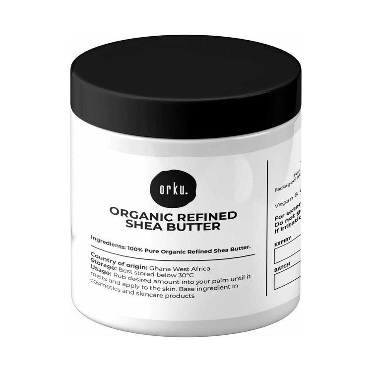 200g Refined Shea Butter Jar - Organic Pure African Karite Moisturiser - Magdasmall