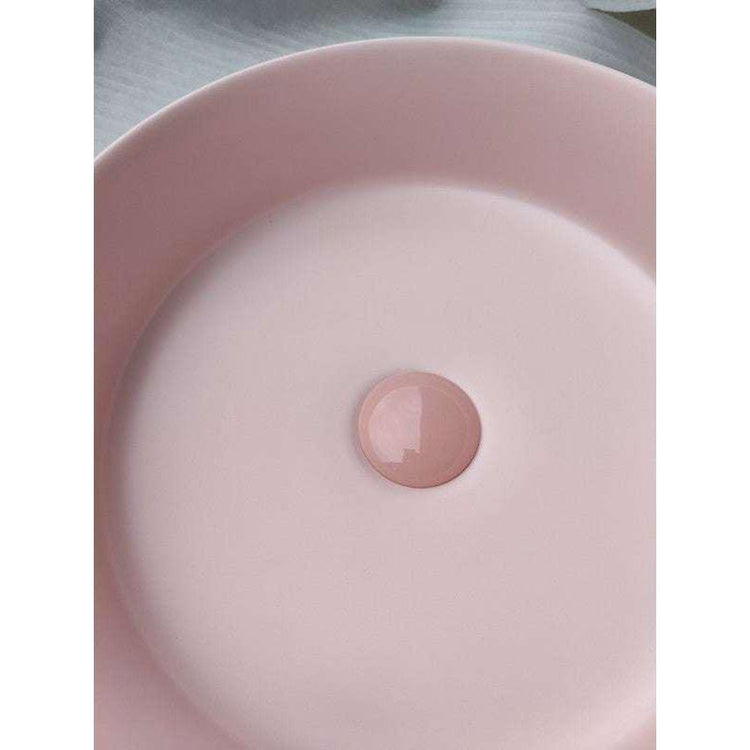2020 Matte Pink Round 360 mm Dia top counter basin porcelain sink - Magdasmall