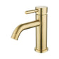 2020 New slim round style basin mount tap low faucet matte black tap mixer spout - Magdasmall