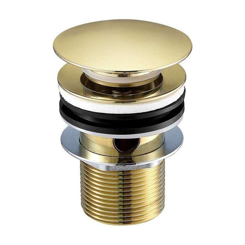 2020 new Burnished Brass gold Brushed Pop Up Waste Plug 40 mm NO Overflow - Magdasmall