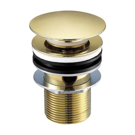 2020 new Burnished Brass gold Brushed Pop Up Waste Plug 40 mm NO Overflow - Magdasmall