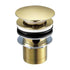 2020 new Burnished Brass gold Brushed Pop Up Waste Plug 40 mm NO Overflow - Magdasmall