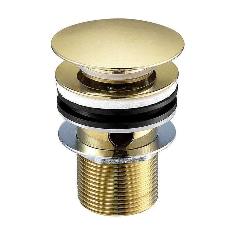 2020 new Burnished Brass gold Brushed Pop Up Waste Plug 40 mm NO Overflow - Magdasmall