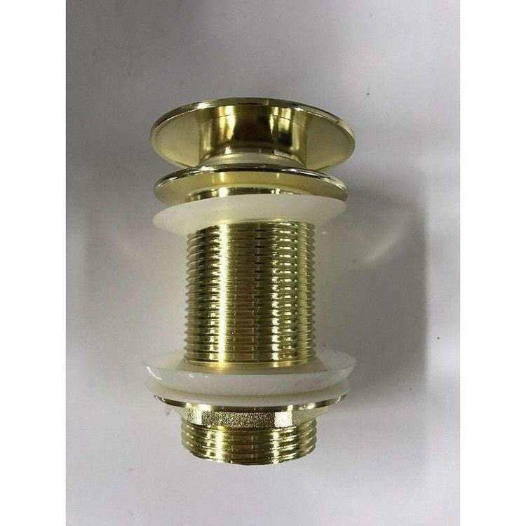 2020 new Burnished Brass gold Brushed Pop Up Waste Plug 40 mm NO Overflow - Magdasmall