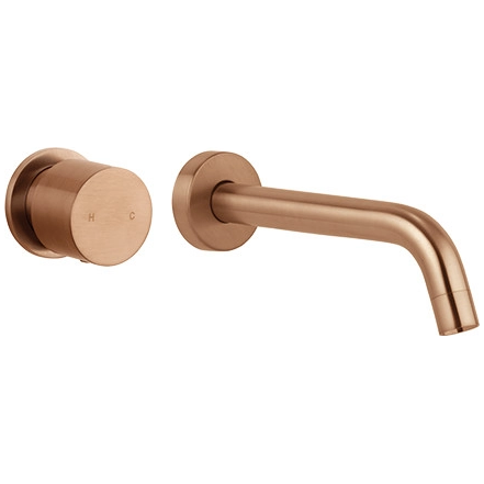 2020 shower Bath Burnished rose gold Gold Progressive Brass wall mixer tap faucet - Magdasmall