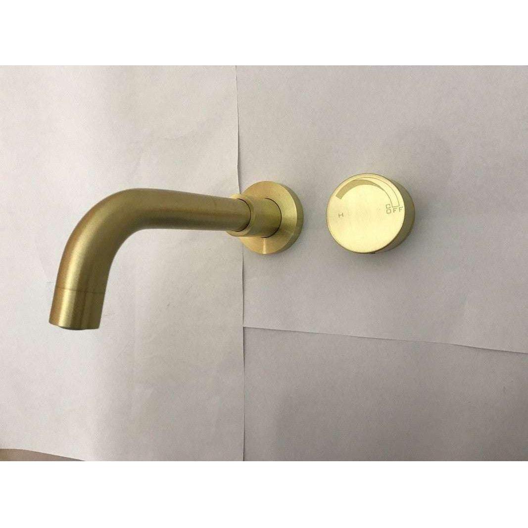 2020 shower Bath Burnished rose gold Gold Progressive Brass wall mixer tap faucet - Magdasmall