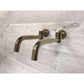 2020 shower Bath Burnished rose gold Gold Progressive Brass wall mixer tap faucet - Magdasmall