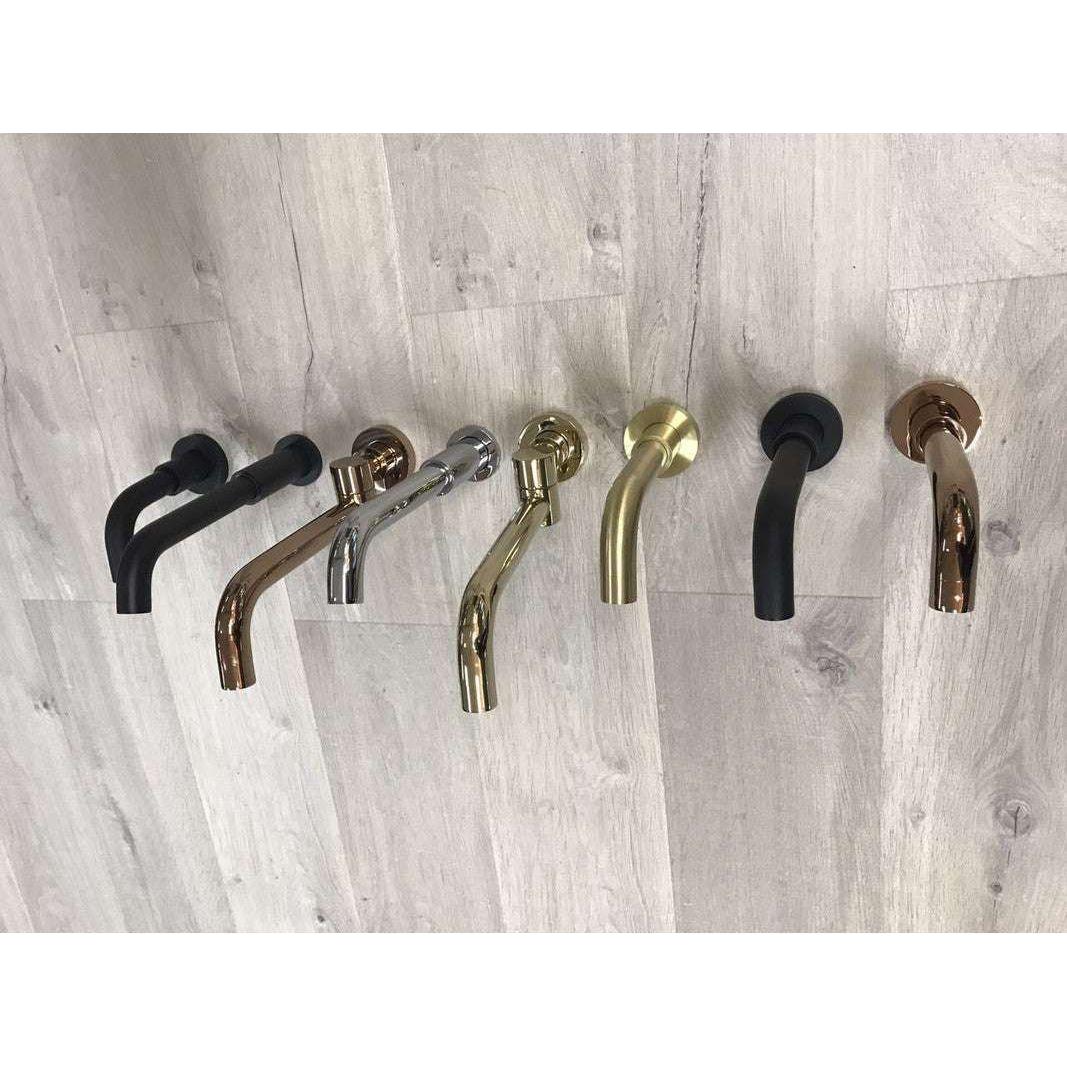 2020 shower Bath Burnished rose gold Gold Progressive Brass wall mixer tap faucet - Magdasmall