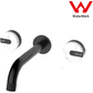 2021 New Marble Stone handle matte black wall taps 1/4 turn matte black pattern - Magdasmall