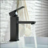 2021 Square Cube style basin mount tap low faucet Matte Black tap mixer spout - Magdasmall