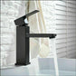 2021 Square Cube style basin mount tap low faucet Matte Black tap mixer spout - Magdasmall