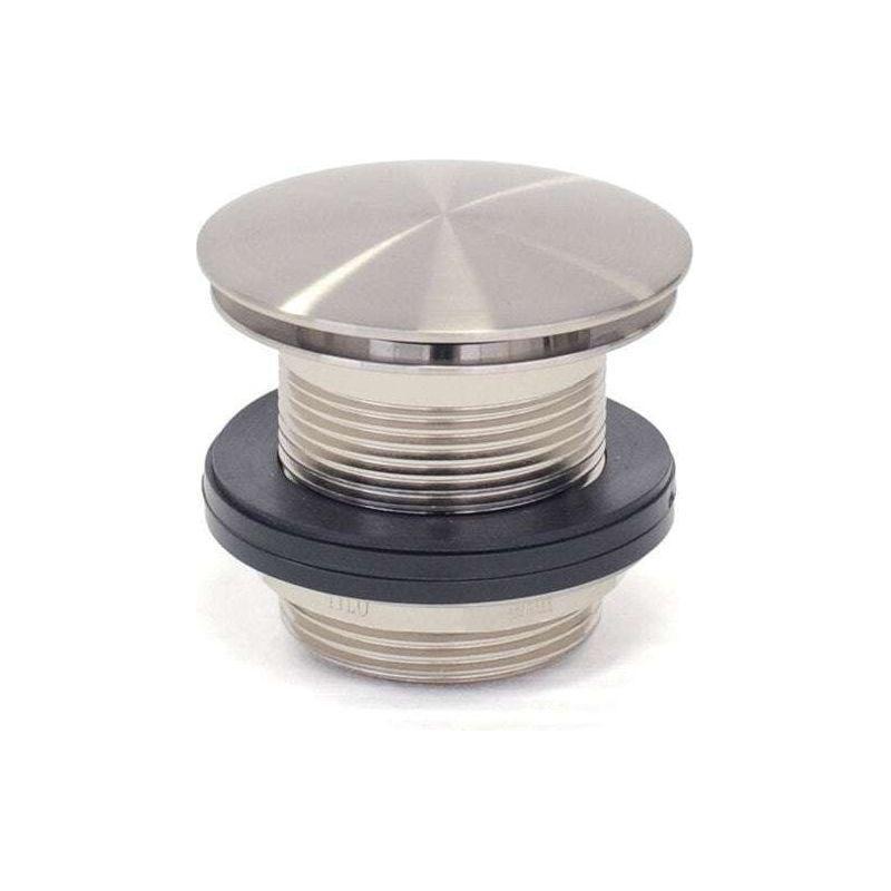 2021 new brushed Nickel Brushed stainless steel Pop Up Waste Plug 40 mm NO Overflow - Magdasmall