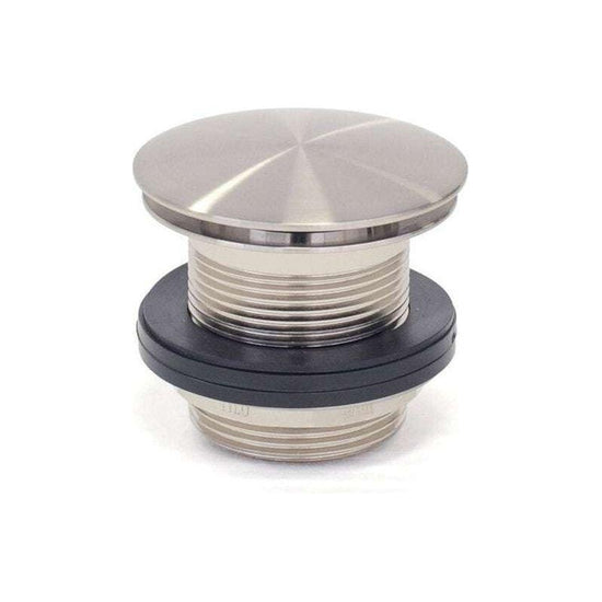 2021 new brushed Nickel Brushed stainless steel Pop Up Waste Plug 40 mm NO Overflow - Magdasmall