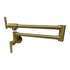 2023 Brushed Gold Kitchen tap Wall Mounted Pot Filler Single Cold Water inlet - Magdasmall