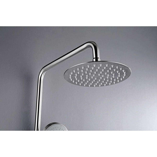 2023 Brushed Nickel Solid Stainless Steel 304 made shower set w diverter 200 mm head sprayer hand held head Suit Outdoor - Magdasmall