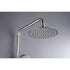 2023 Brushed Nickel Solid Stainless Steel 304 made shower set w diverter 200 mm head sprayer hand held head Suit Outdoor - Magdasmall