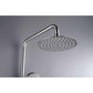 2023 Brushed Nickel Solid Stainless Steel 304 made shower set w diverter 200 mm head sprayer hand held head Suit Outdoor - Magdasmall