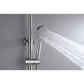 2023 Brushed Nickel Solid Stainless Steel 304 made shower set w diverter 200 mm head sprayer hand held head Suit Outdoor - Magdasmall