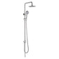 2023 Brushed Nickel Solid Stainless Steel 304 made shower set w diverter 200 mm head sprayer hand held head Suit Outdoor - Magdasmall